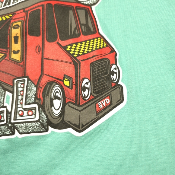 Vans VanDoren BBQ SS Tee Teal - Picture 3 of 5